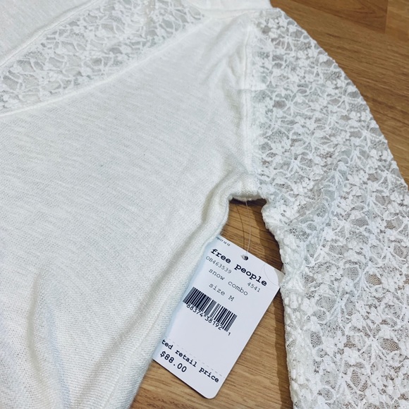 FREE PEOPLE | Lace Snow Long Sleeve - Picture 6 of 7